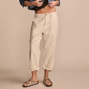 Lucky Brand Cream Straight Leg Pants